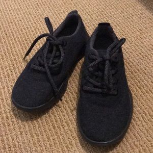 Allbirds black wool runners